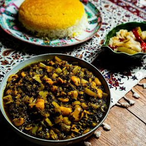 چلو خورشت کرفس