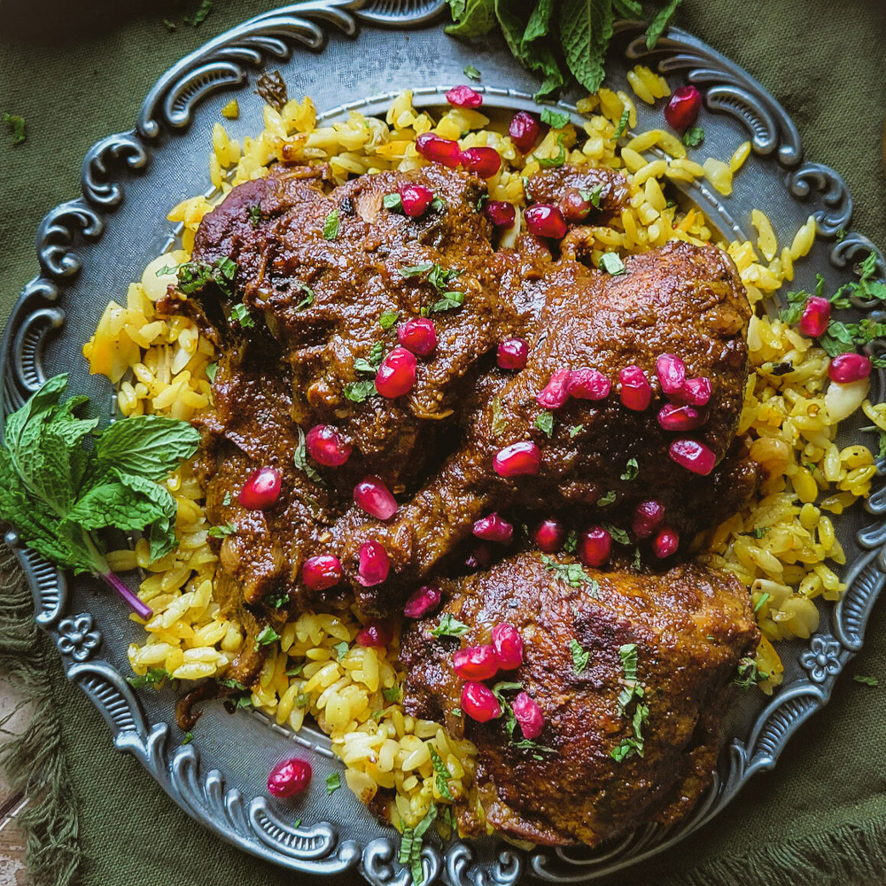 چلو خورشت فسنجان